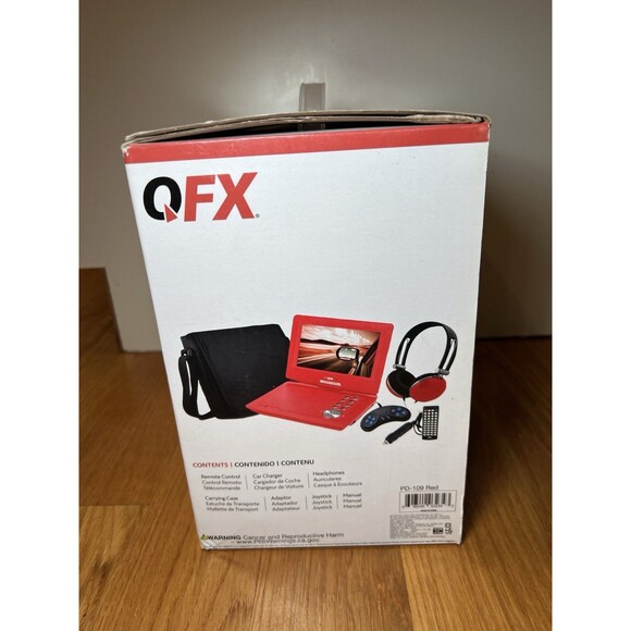 Ematic 9" Portable DVD Player With Gaming Controller Headphones Bag - Picture 2 of 3